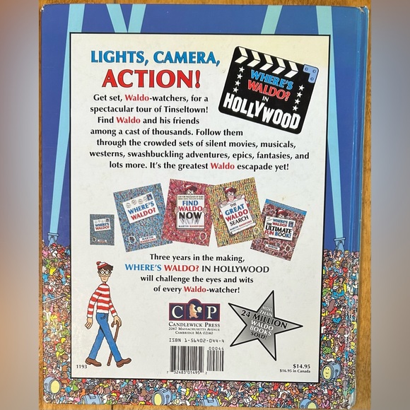 Where’s Waldo? In Hollywood Book and Puzzle The Future - Vintage 1992-1993 - Picture 3 of 12
